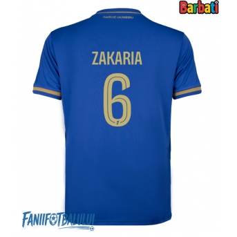 AS Monaco Denis Zakaria #6 Tricou Fotbal Replică 2025-26 Barbati Deplasare